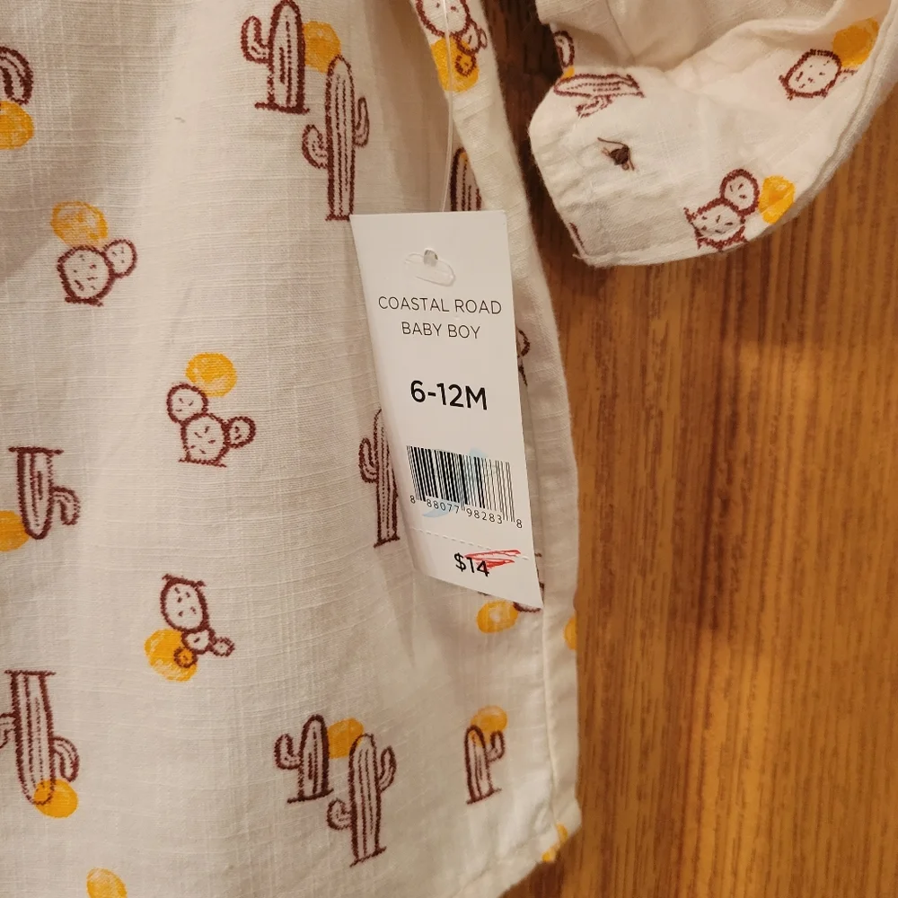 Baby Cactus Blouse Size 6-12mos. - Picture 3 of 5